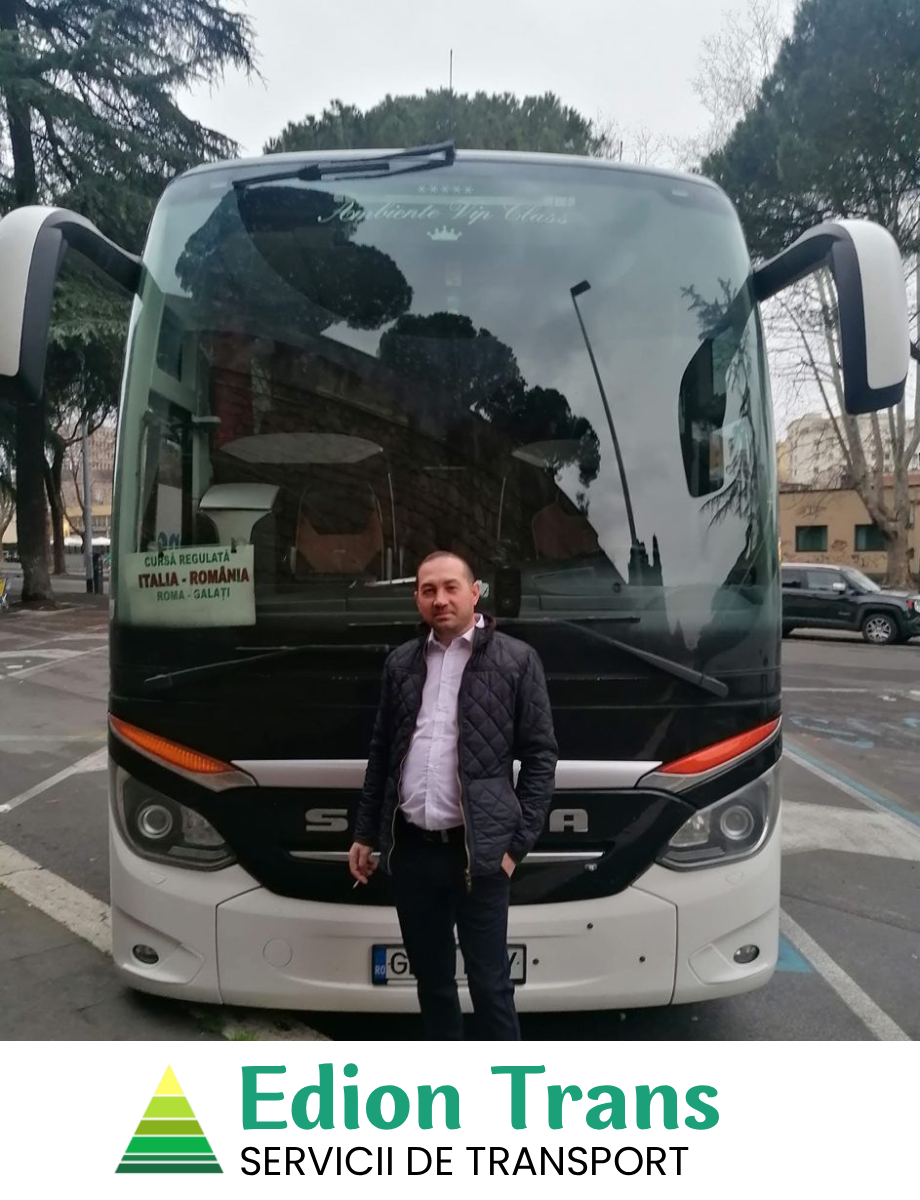 Șoferul Ilie Olaru din echipa Edion Trans